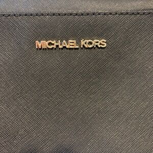 Michael Kors Black Leather Crossbody